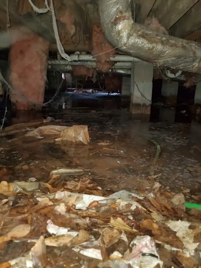 Crawl space flood assessment for Leak Detection & Repair in Montebello