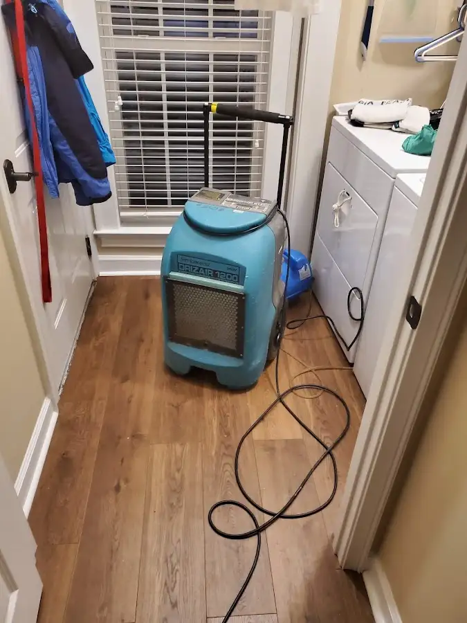 Commercial dehumidifier deployed for Crawl Space Restoration in Montebello