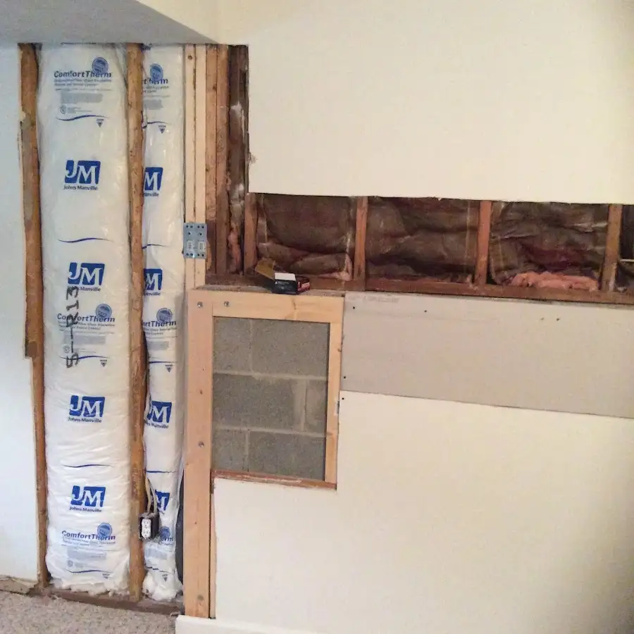 Wall insulation replacement during Odor Removal & Deodorization in Montebello